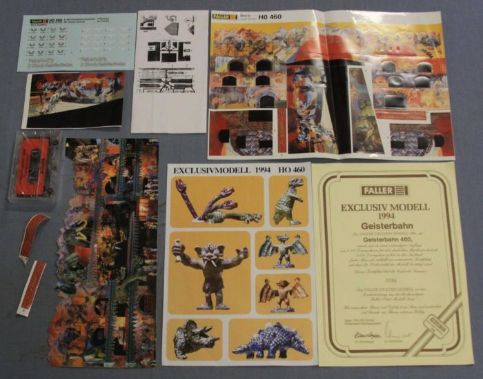 Faller 460 HO Scale Mammoth Cave Ghost Train Amusement Ride Kit Open Box